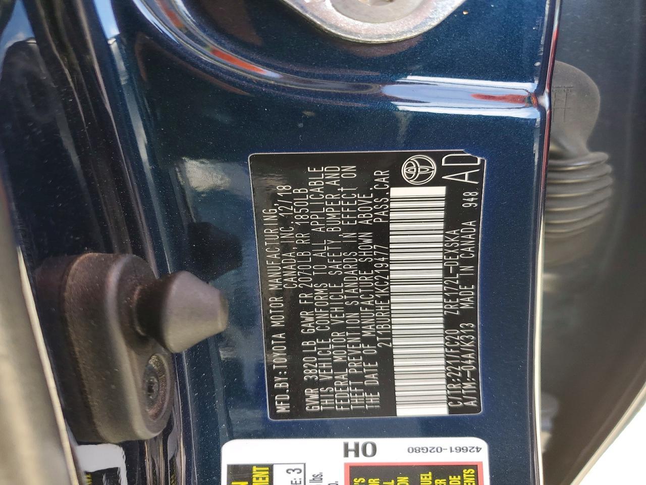 2019 Toyota Corolla se