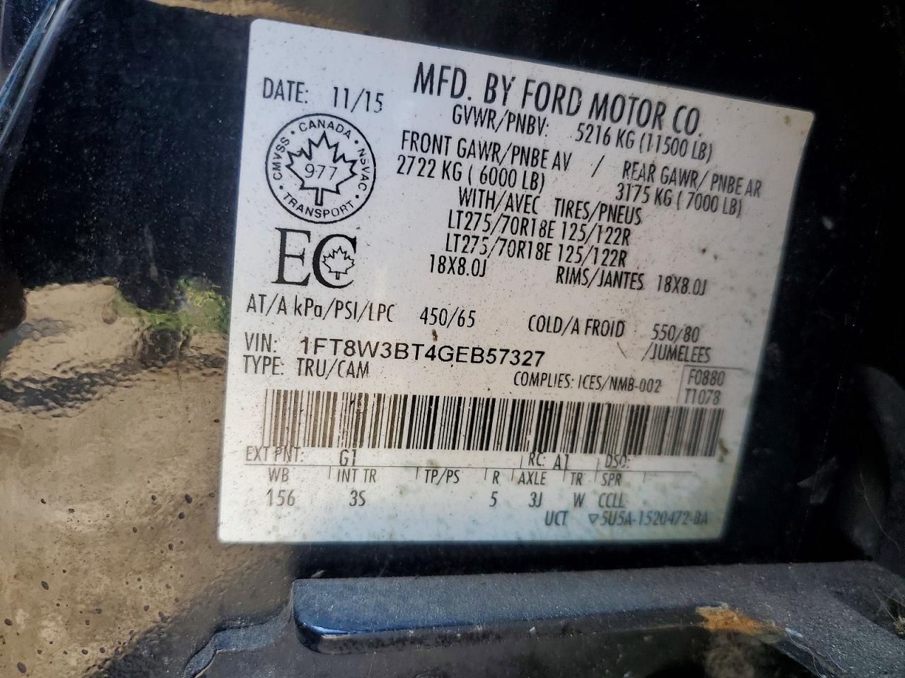 2016 Ford F350 Super Duty