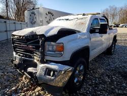 Salvage trucks for sale at West Warren, MA auction: 2016 GMC Sierra K3500 SLE