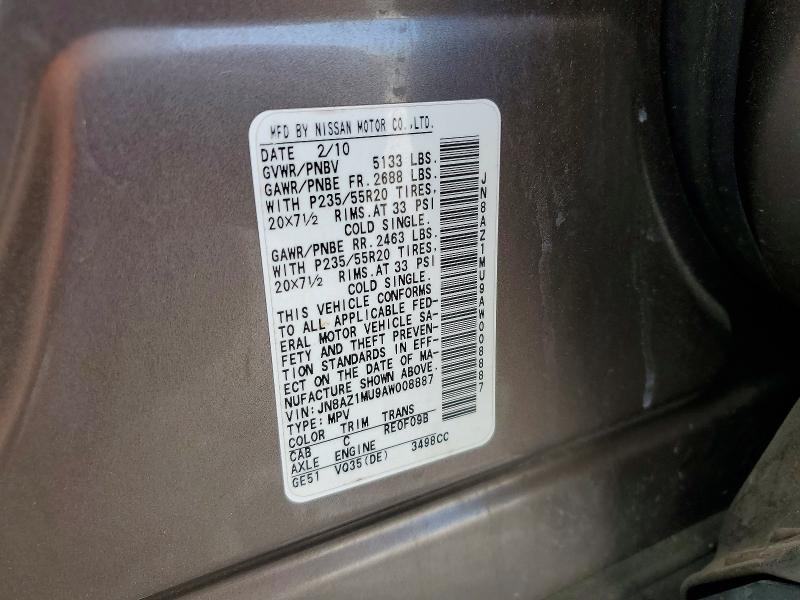 2010 Nissan Murano s