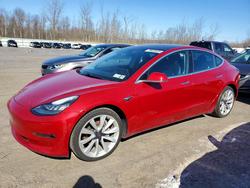 Tesla salvage cars for sale: 2018 Tesla Model 3