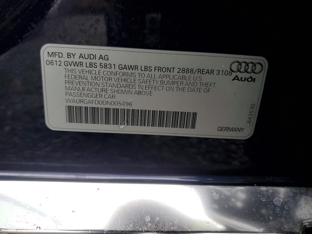 2013 Audi A8 l Quattro