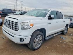 Salvage cars for sale from Copart Elgin, IL: 2017 Toyota Tundra Platinum