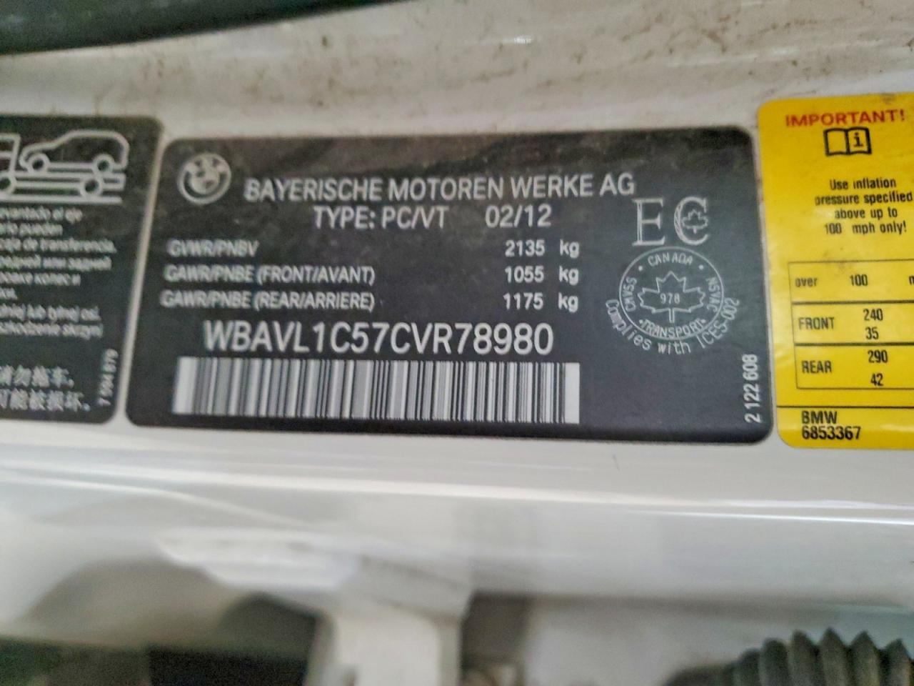 2012 BMW X1 Xdrive28i