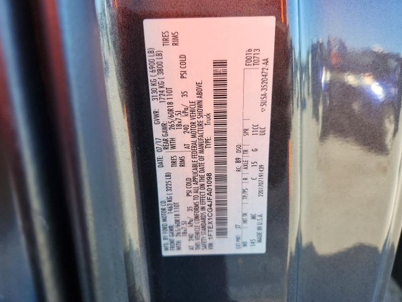 2018 Ford F150 Super cab