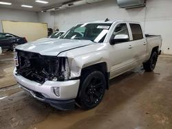 Salvage trucks for sale at Davison, MI auction: 2017 Chevrolet Silverado K1500 LT