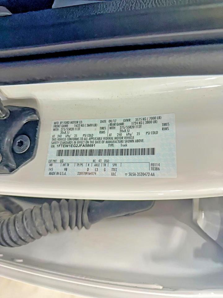 2018 Ford F150 Supercrew