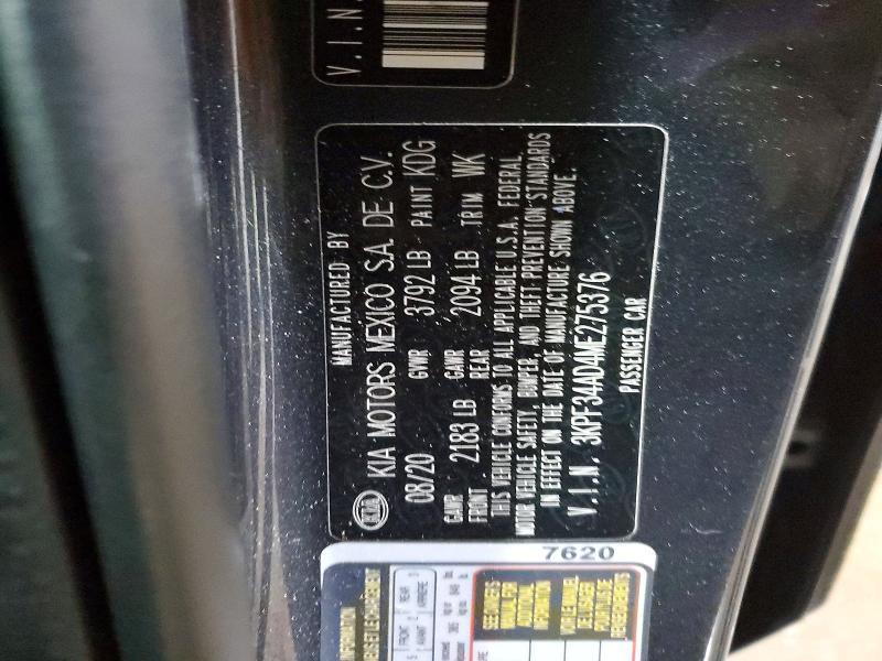 2021 KIA Forte Gt-line