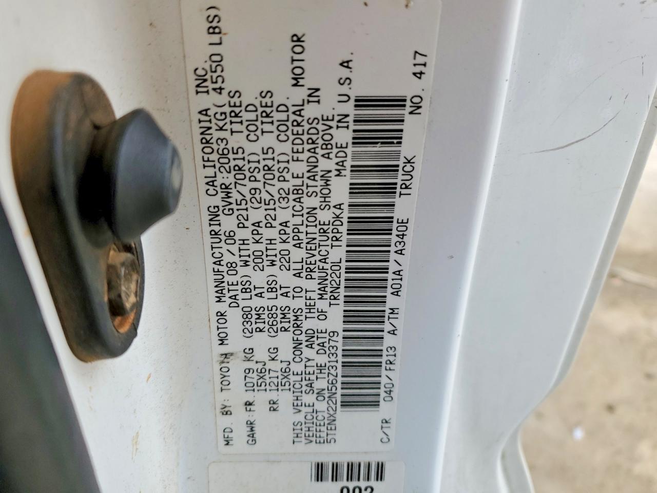 2006 Toyota Tacoma Base