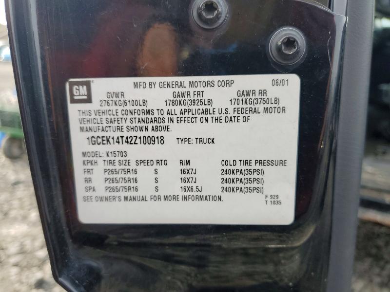 2002 Chevrolet Silverado K1500