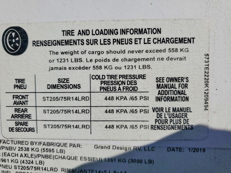 2019 Grand Design Imagine Camper