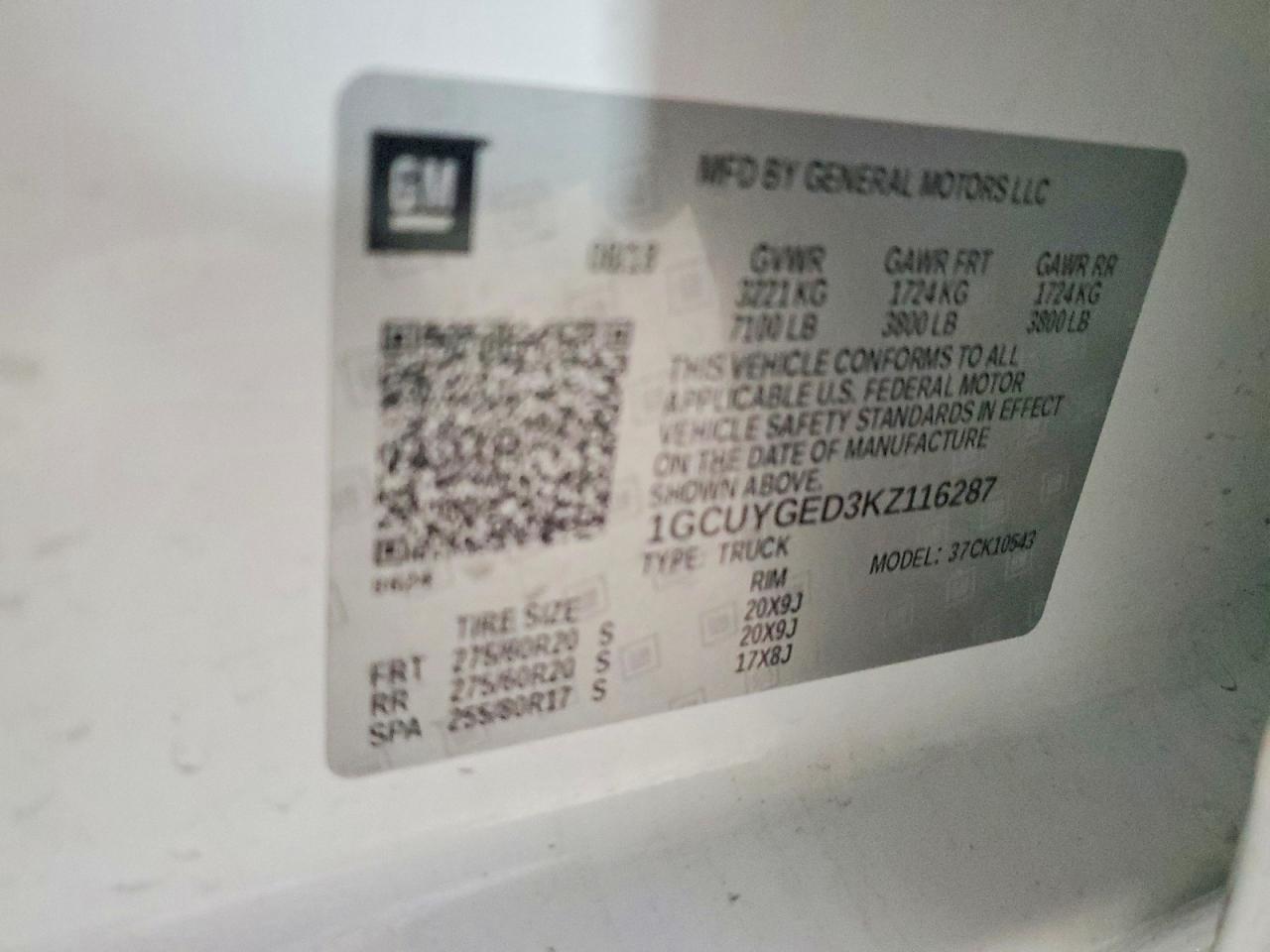 2019 Chevrolet Silverado K1500 LTZ