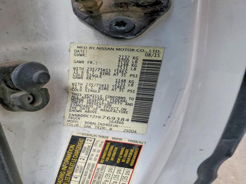 2015 Nissan Frontier s