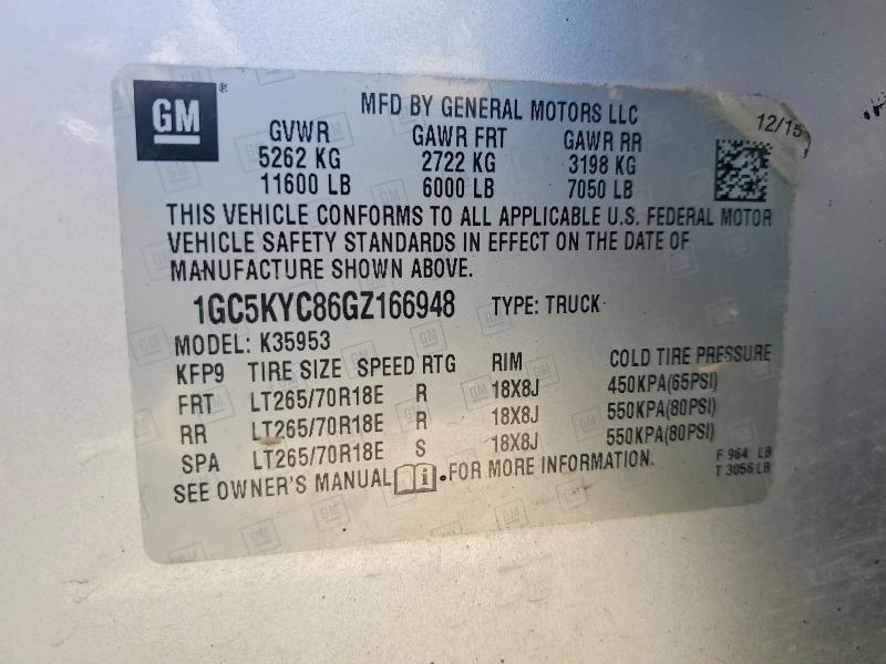 2016 Chevrolet Silverado K3500