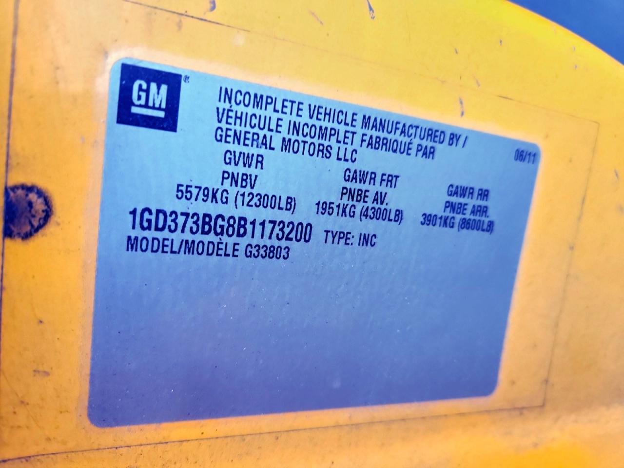 2011 GMC Micro Bird G3500-School Bus