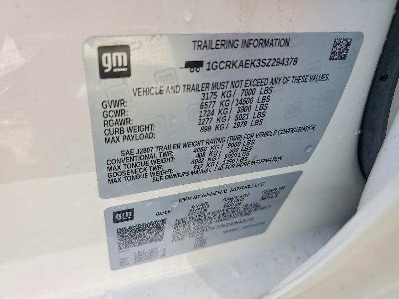 2025 Chevrolet Silverado K1500