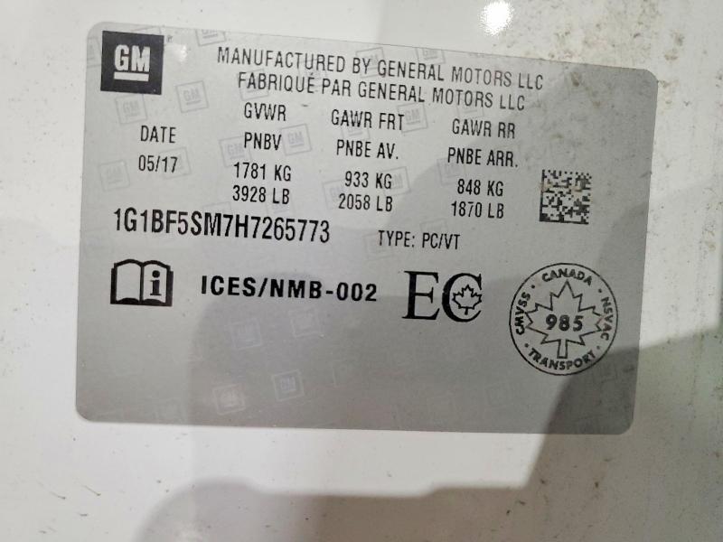 2017 Chevrolet Cruze Premier