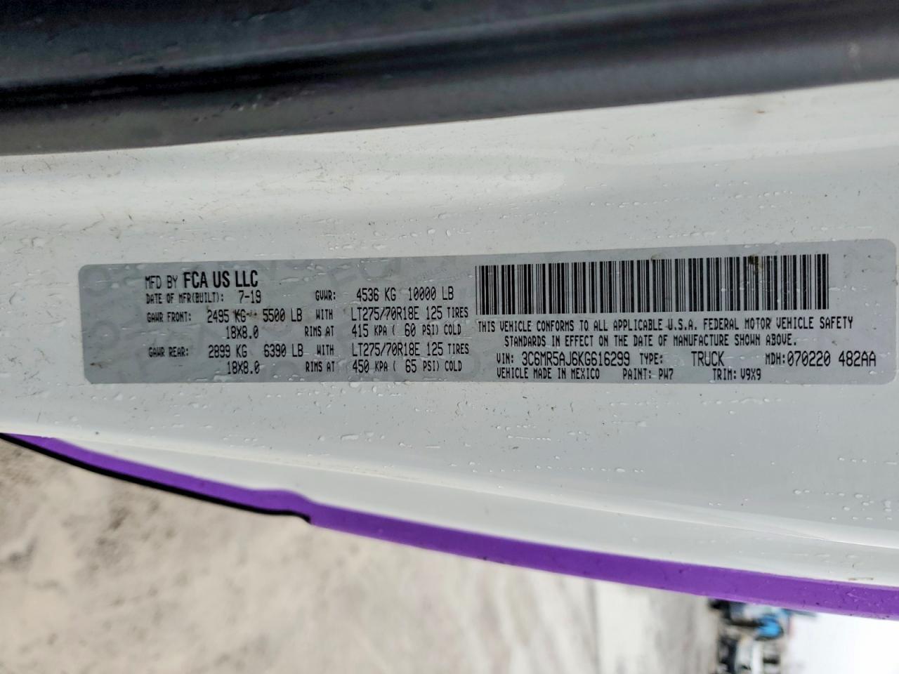 2019 Dodge RAM 2500 Tradesman