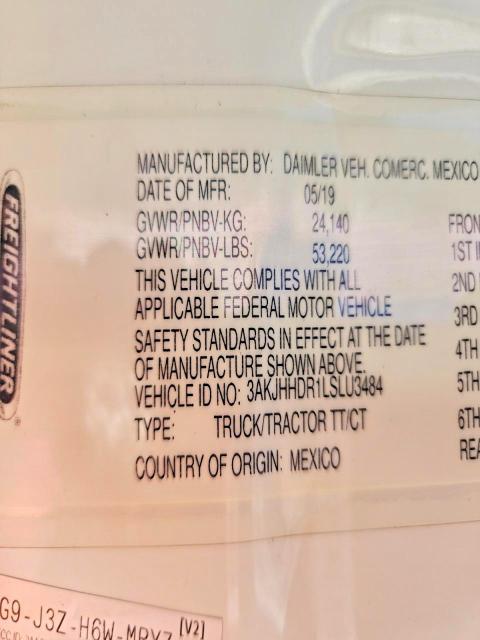 2020 Freigliner 2020 Freightliner Cascadia 126 Semi Truck