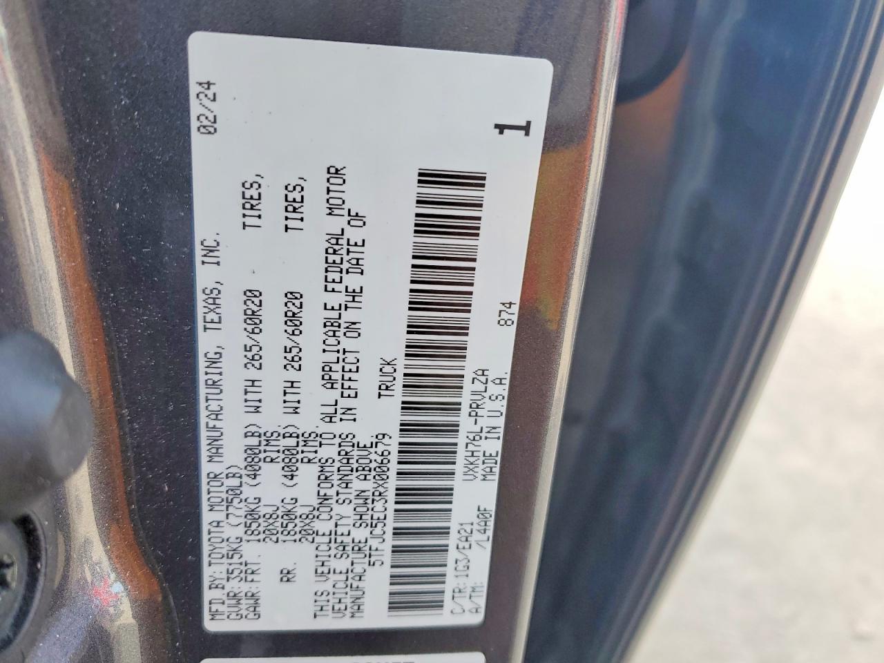 2024 Toyota Tundra Limited HV