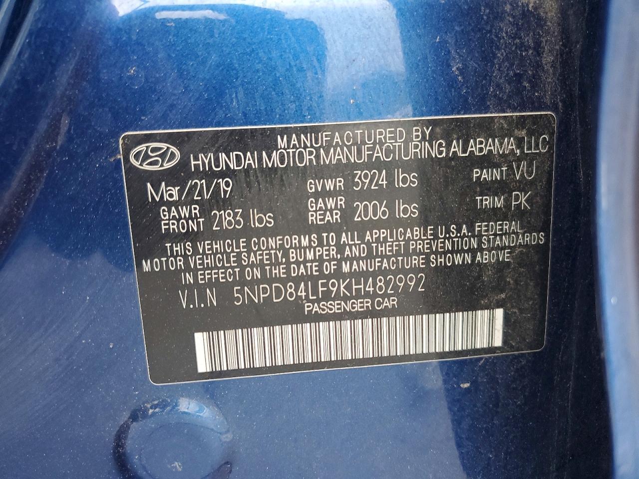 2019 Hyundai Elantra SEL
