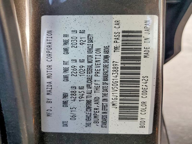 2016 Mazda 6 Touring