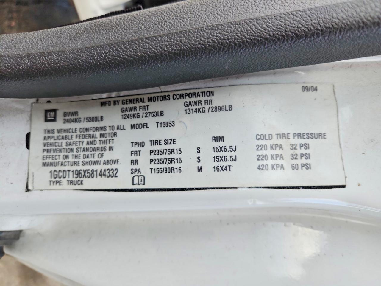 2005 Chev Colorado Z71