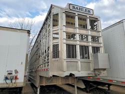 Salvage trucks for sale at Elgin, IL auction: 2019 Wsli - Wilson Trailer 2019 Wilson PSDCL-402BP Livestock Trailer