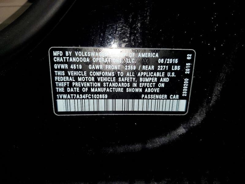 2015 Volkswagen Passat s