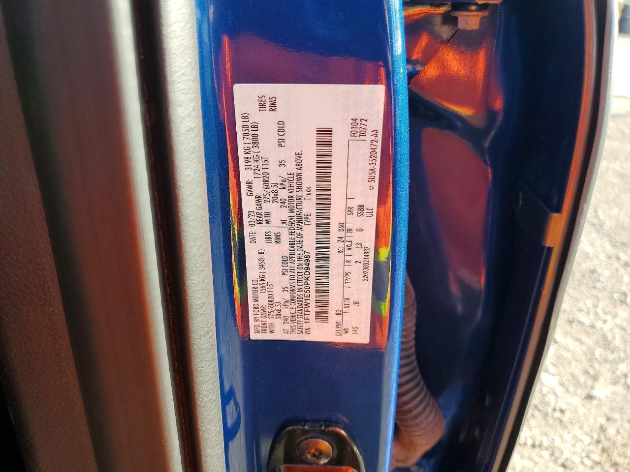 2023 Ford F150 Supercrew
