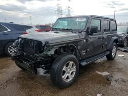 Jeep salvage cars for sale: 2020 Jeep Wrangler Unlimited Sport