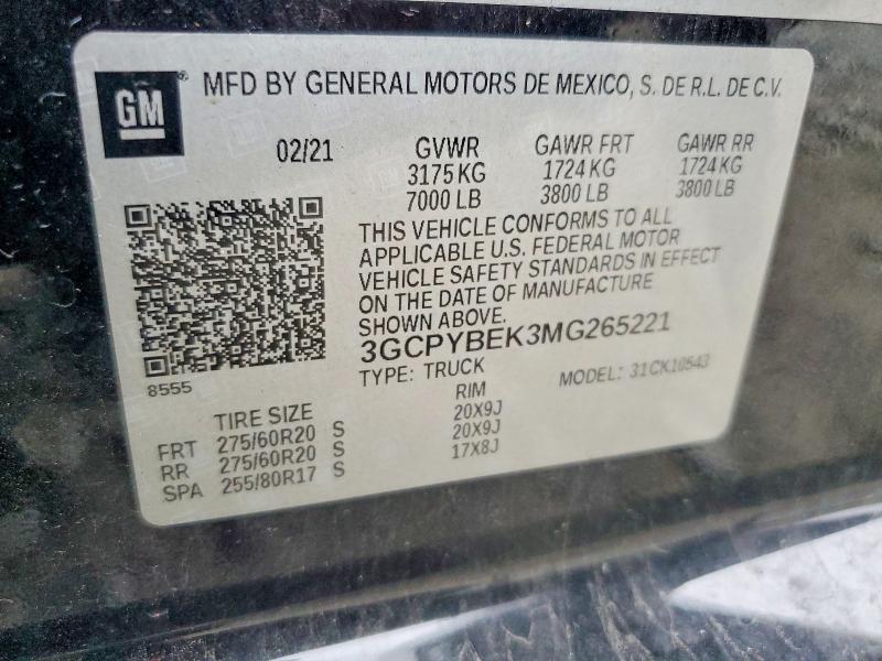 2021 Chev Silverado