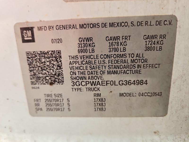 2020 Chevrolet Silverado C1500