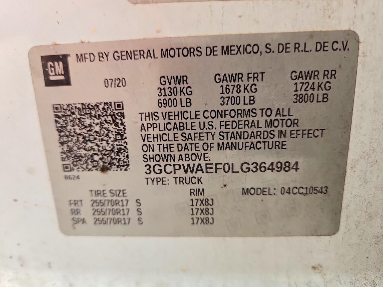 2020 Chevrolet Silverado C1500