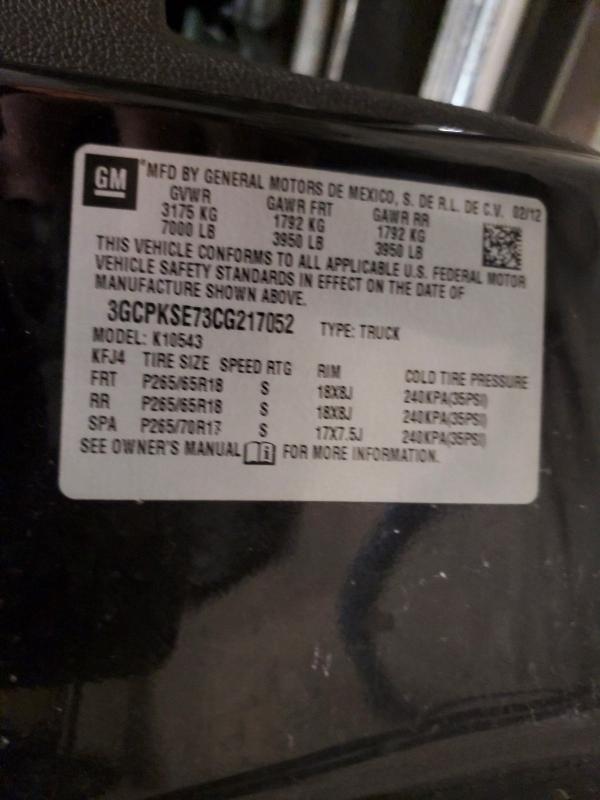 2012 Chevrolet Silverado K1500 LT
