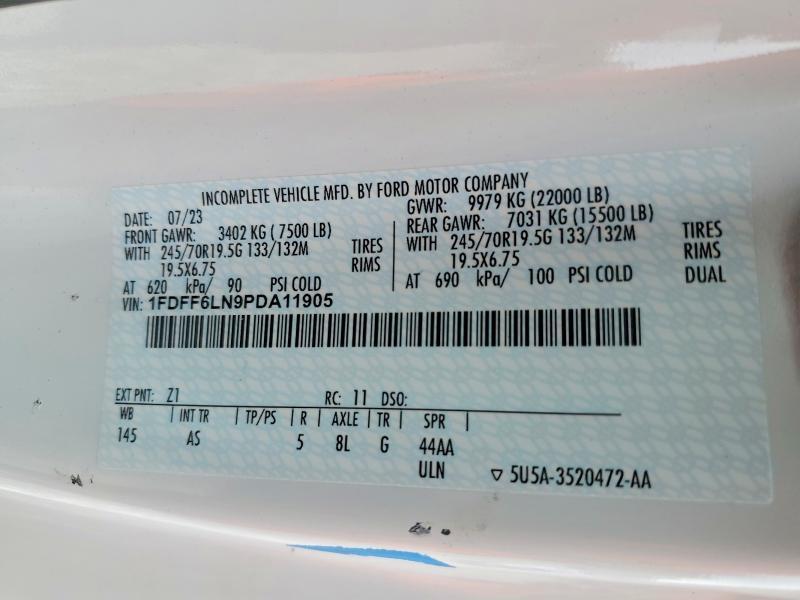 2023 Ford F600 Super Duty Truck cab and Chassis