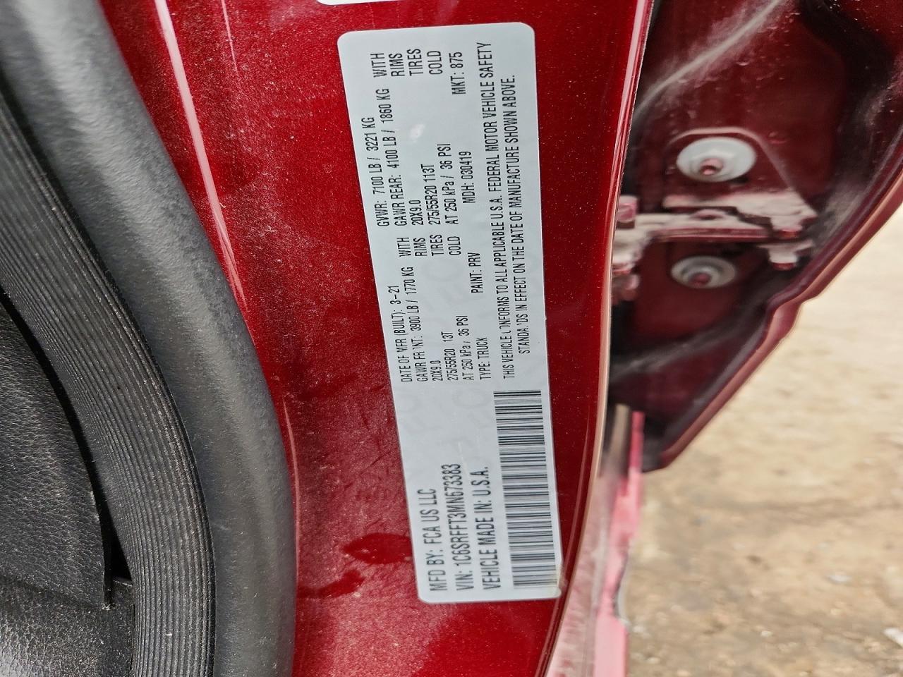 2021 Dodge RAM 1500 BIG Horn