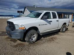 Salvage trucks for sale at Helena, MT auction: 2012 Dodge RAM 1500 ST