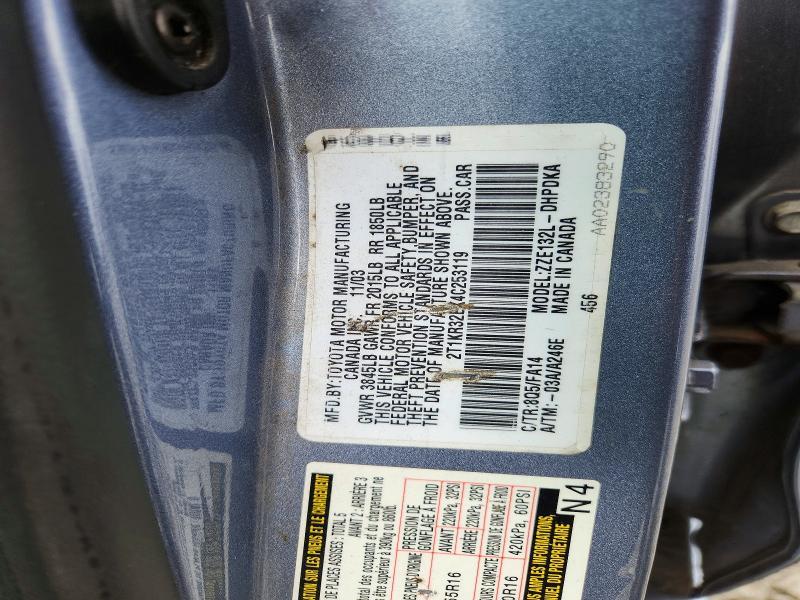 2004 Toyota Matrix Base