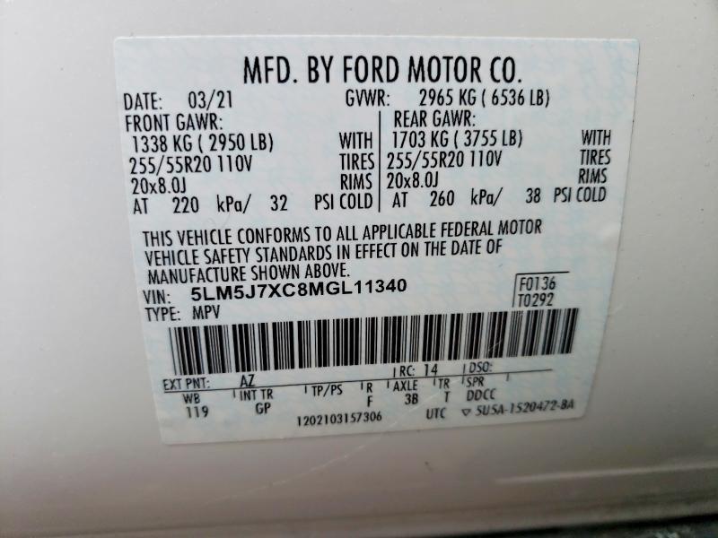 2021 Lincoln Townhouse Aviator