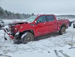 Salvage trucks for sale at Windham, ME auction: 2021 GMC Sierra K1500 AT4