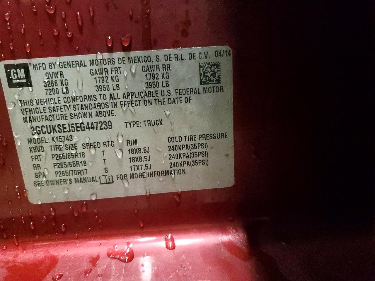 2014 Chevrolet Silverado K1500 LTZ