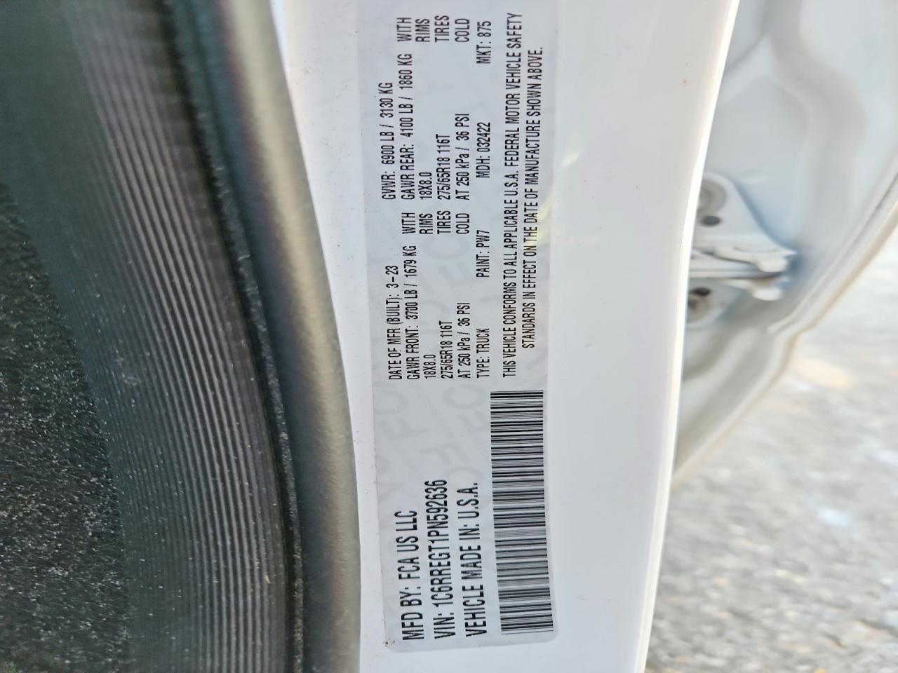 2023 Dodge RAM 1500 Tradesman