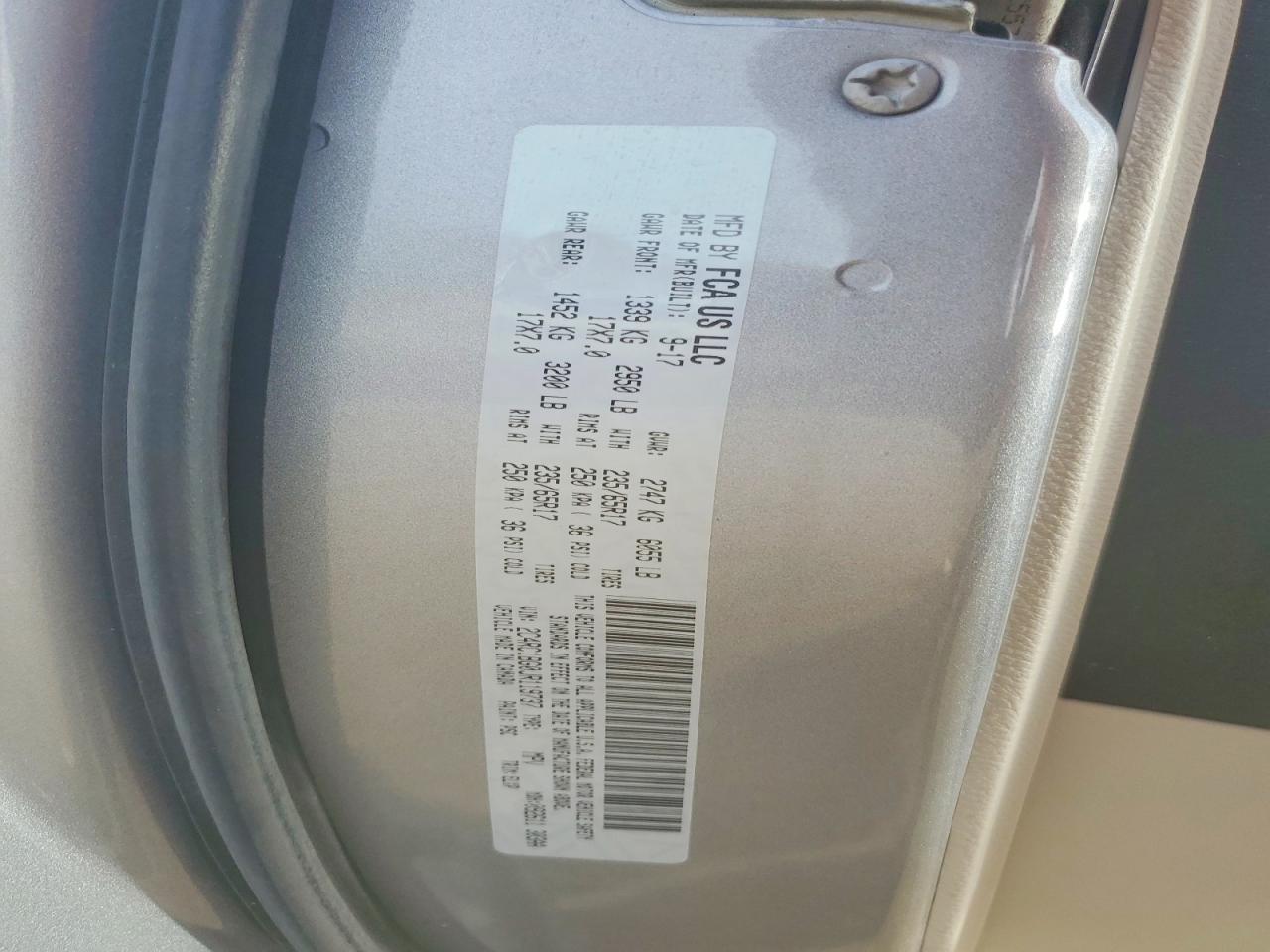 2018 Chrysler Pacifica Touring l