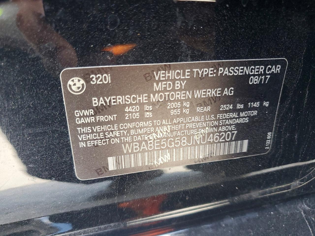 2018 BMW 320 xi