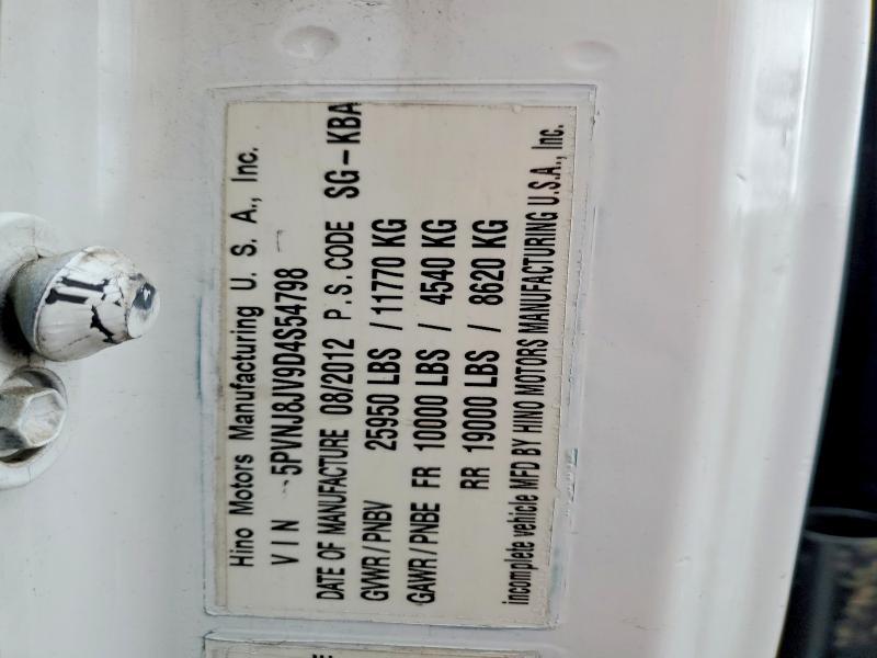 2013 Hino 258/268 Dump Truck