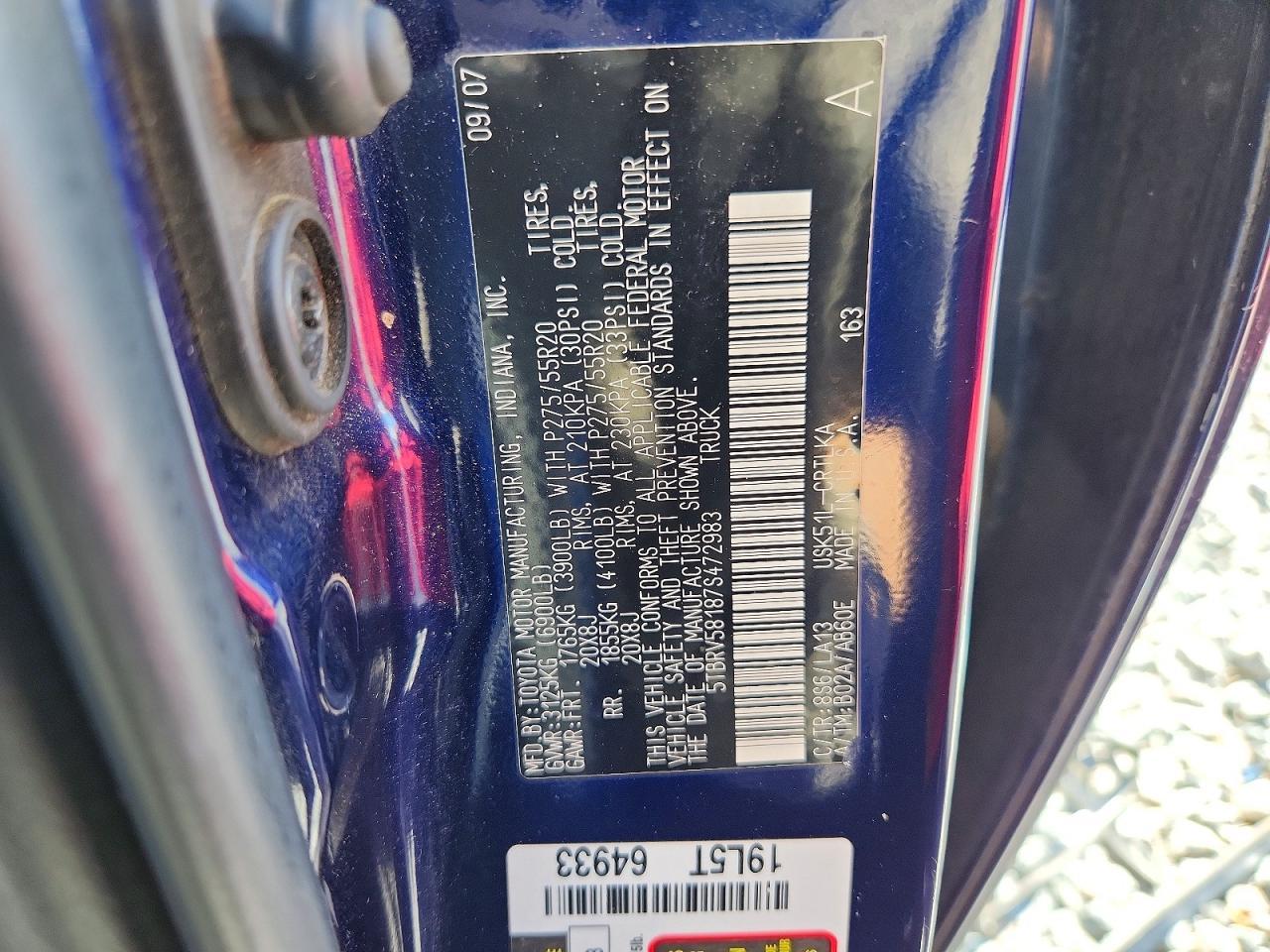 2007 Toyota Tundra Limited