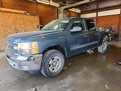 Salvage trucks for sale at Ebensburg, PA auction: 2013 Chevrolet Silverado K1500 LT