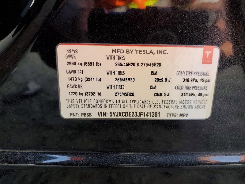 2018 Tesla Model x