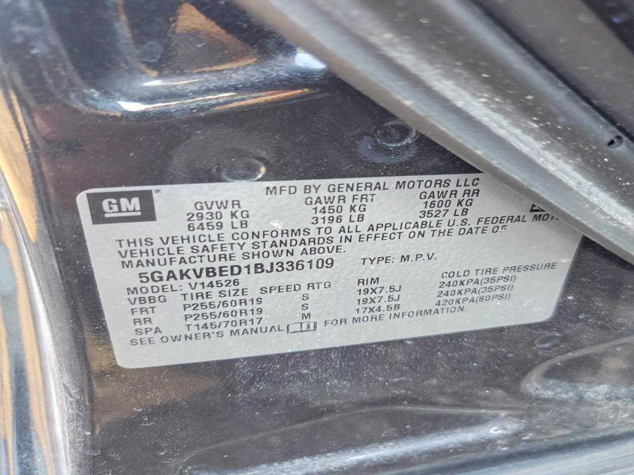 2011 Buick Enclave cxl